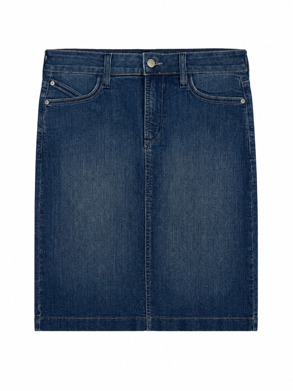NYDJ Not Your Daughters Jeans Women's Five-Pocket Denim Distressed Skirt Size 2P